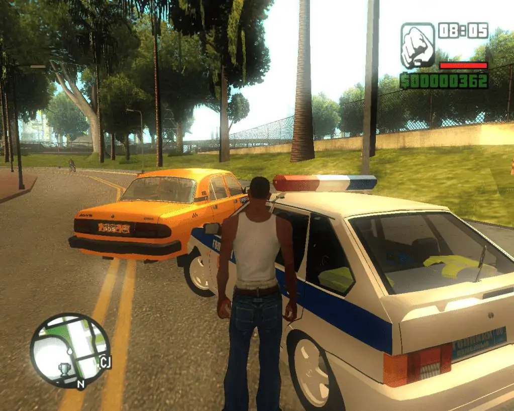 Скриншот Grand Theft Auto: San Andreas — Русские машины