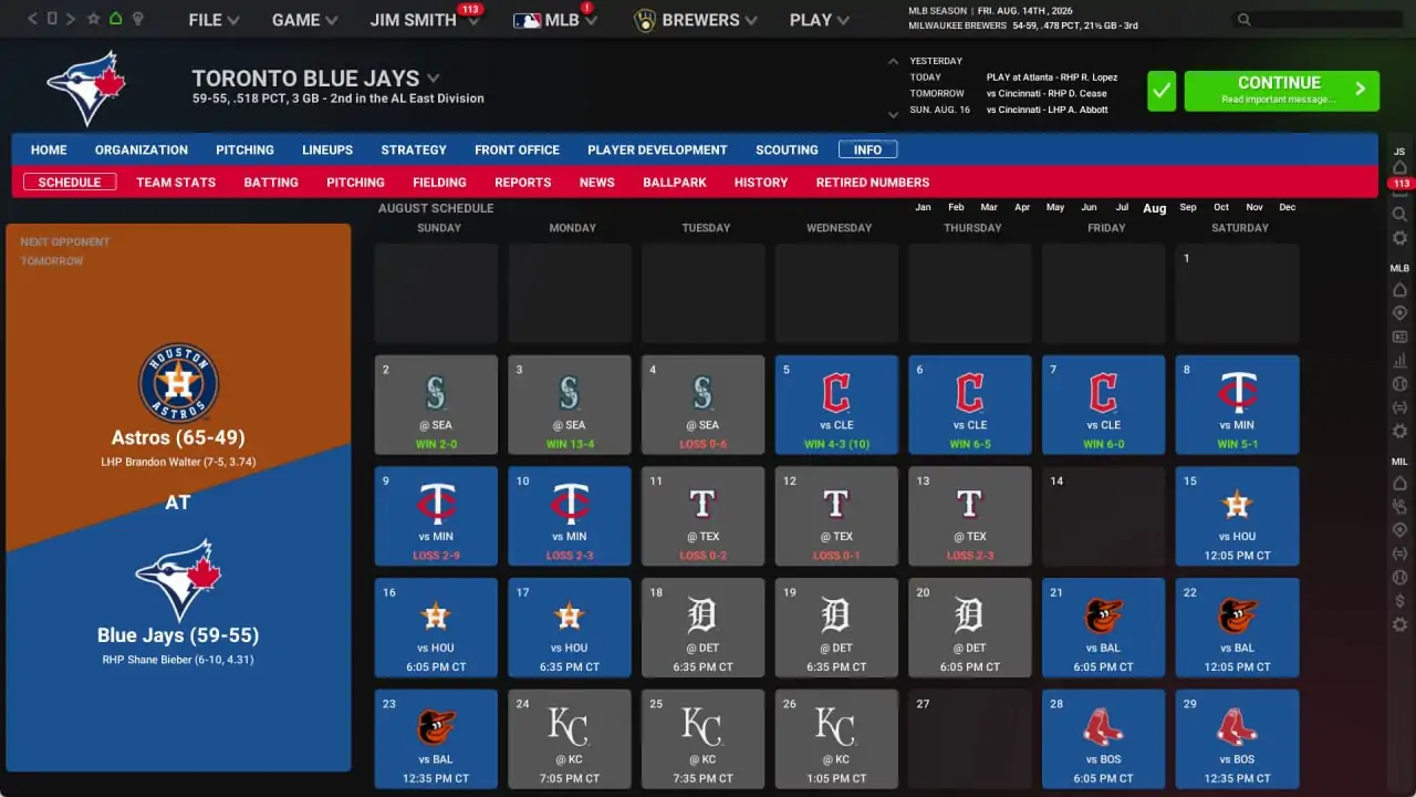 Скриншот Out of the Park Baseball 27