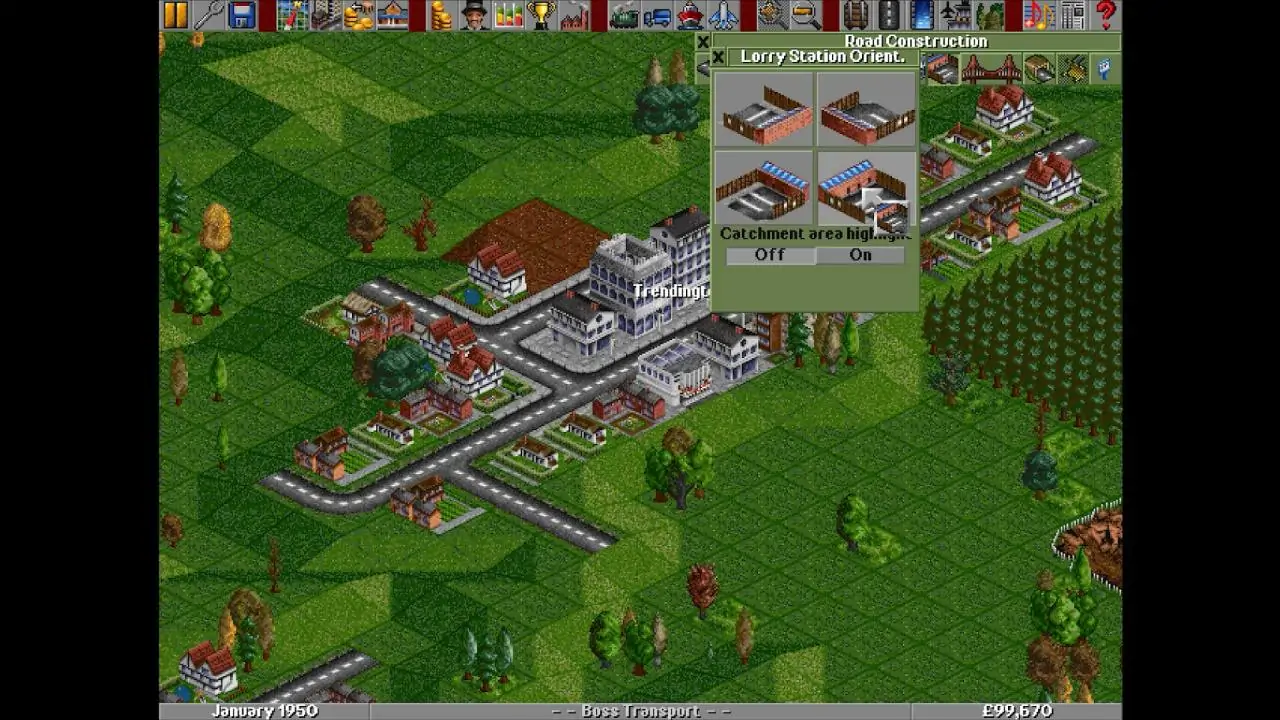 Скриншот Transport Tycoon Deluxe