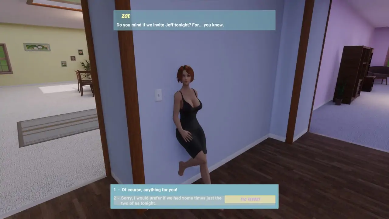 Скриншот Femdom Wife Game — Zoe