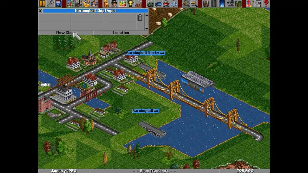 Скриншот Transport Tycoon Deluxe
