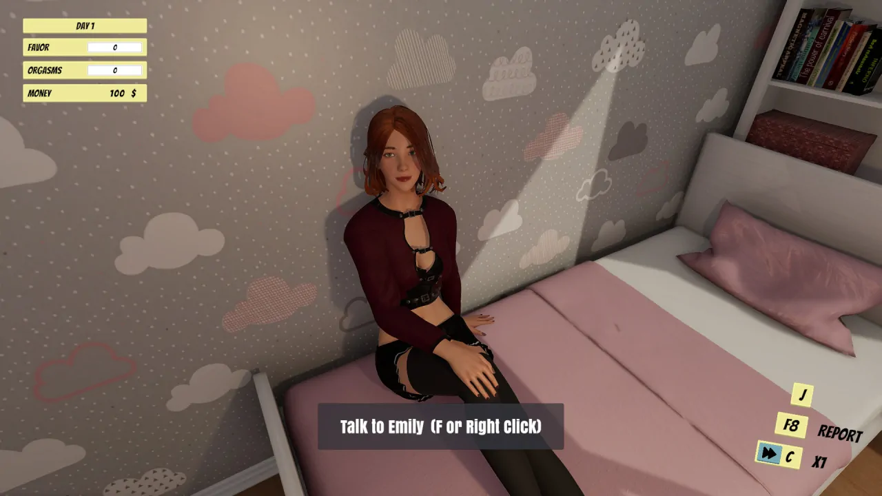 Скриншот Femdom Wife Game — Emily