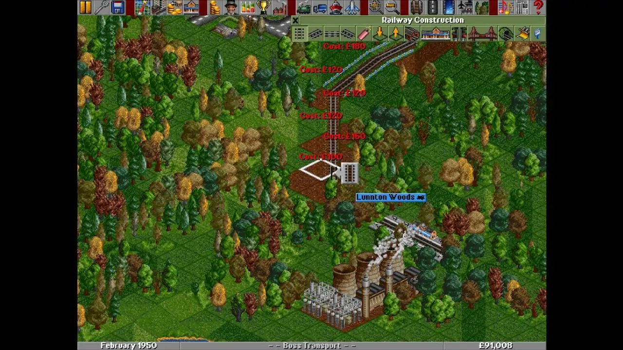 Скриншот Transport Tycoon Deluxe