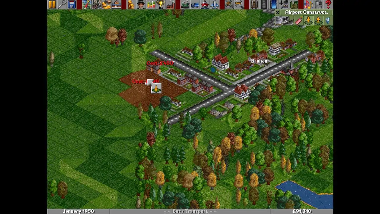 Скриншот Transport Tycoon Deluxe