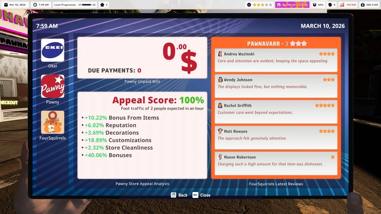 Скриншот Pawnbroker Simulator