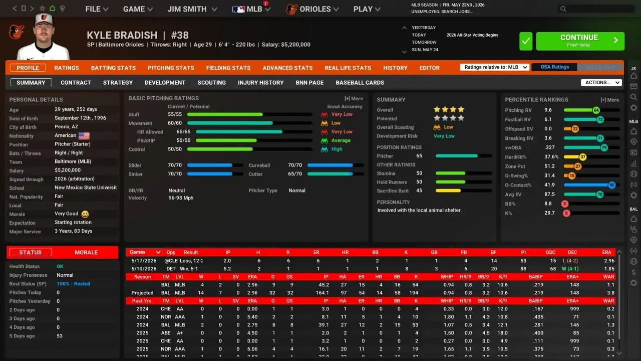 Скриншот Out of the Park Baseball 27