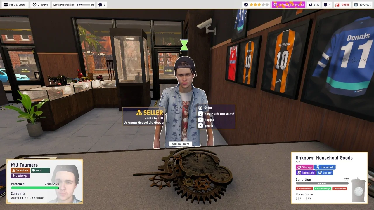 Скриншот Pawnbroker Simulator