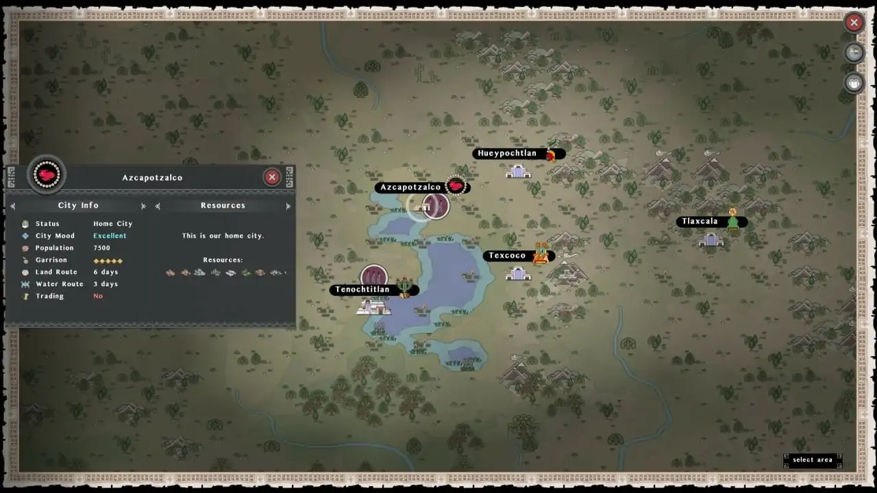 Скриншот Tlatoani: Aztec Cities