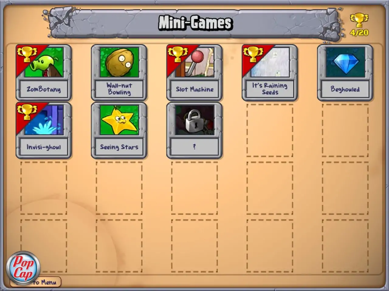 Скриншот Plants vs. Zombies