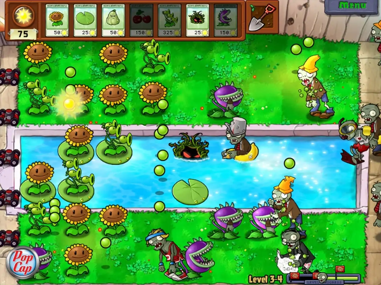 Скриншот Plants vs. Zombies