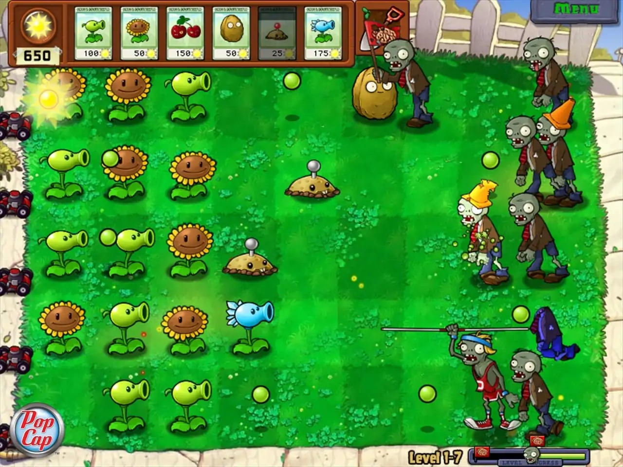 Скриншот Plants vs. Zombies