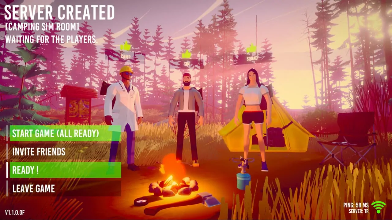 Скриншот Camping Simulator: The Squad