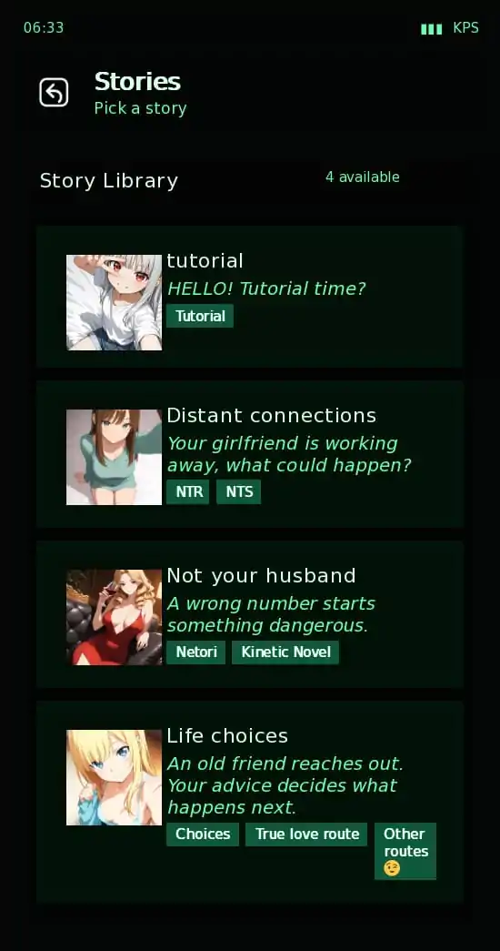 Скриншот Sexting Sim Stories