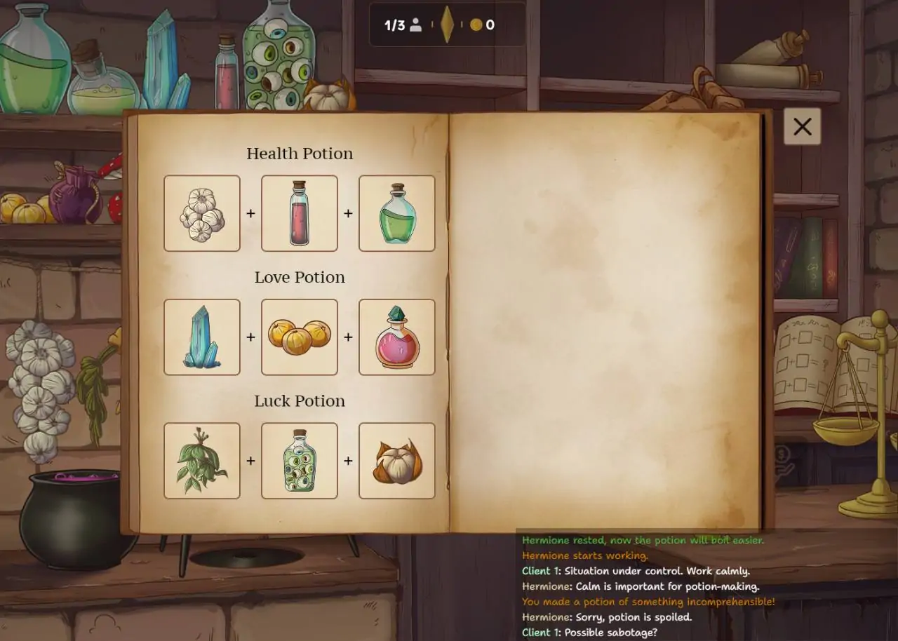 Скриншот Hermione’s Shop