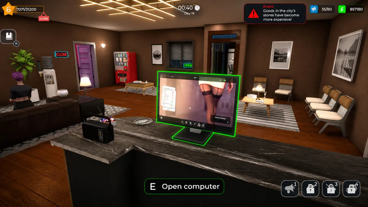 Скриншот LOVE Hotel Simulator