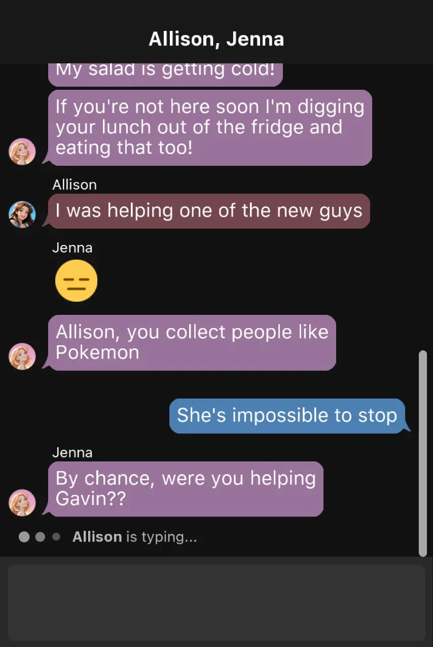 Скриншот Sharing Allison