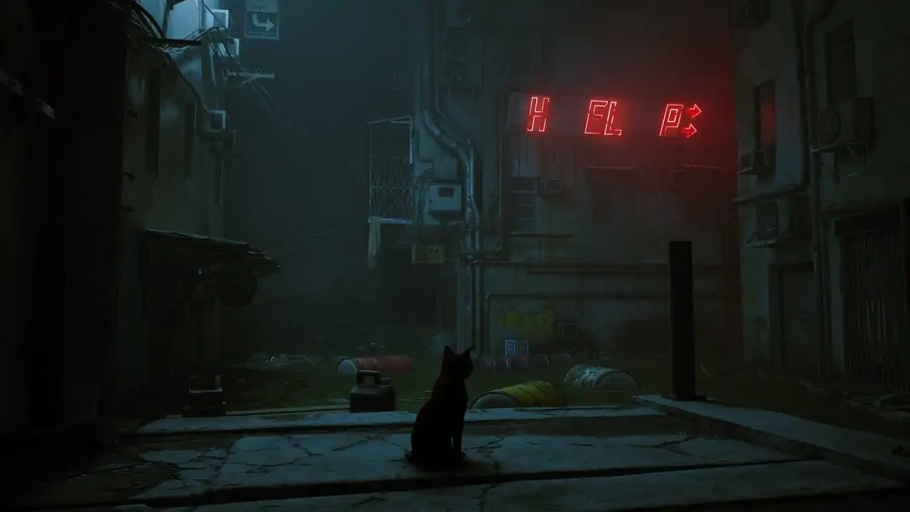 Скриншот Stray