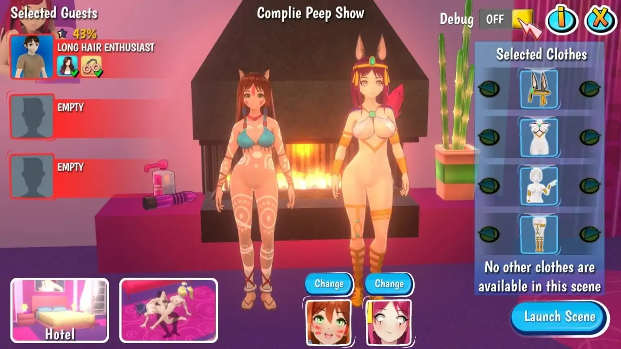 Скриншот Voyeur Villa — Living with Monster Girls Edition