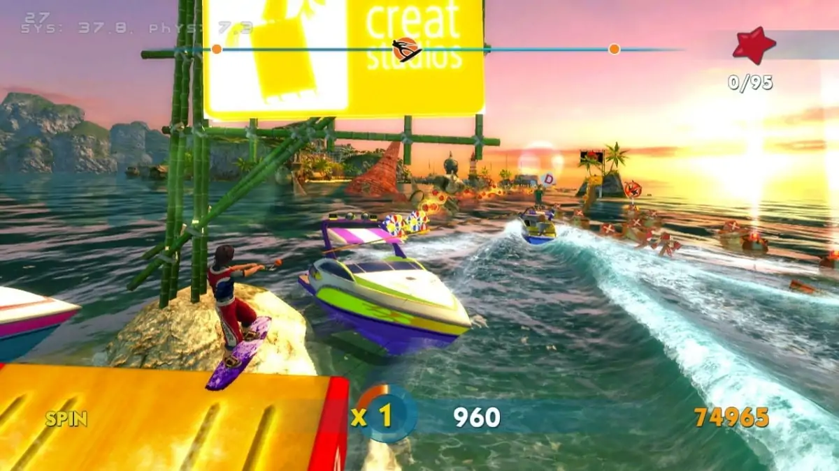 Скриншот Wakeboarding HD