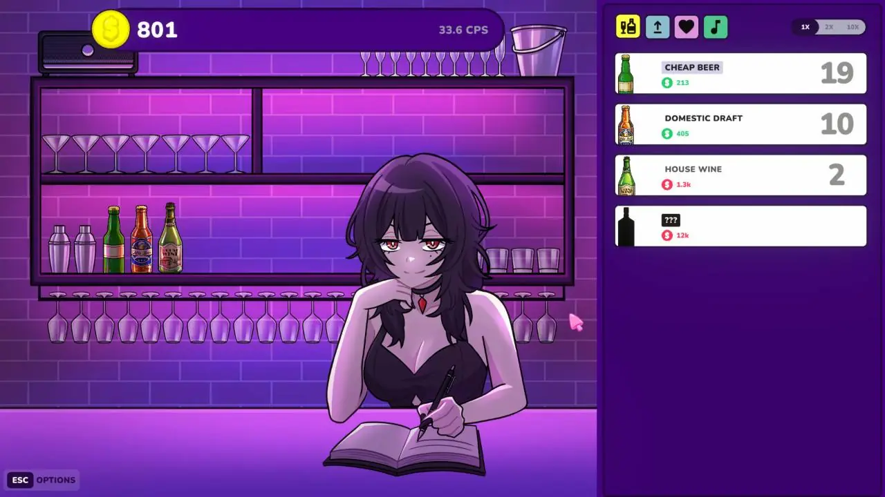 Скриншот I Opened an Idle Bar So I Can GOON to HOT GIRLS