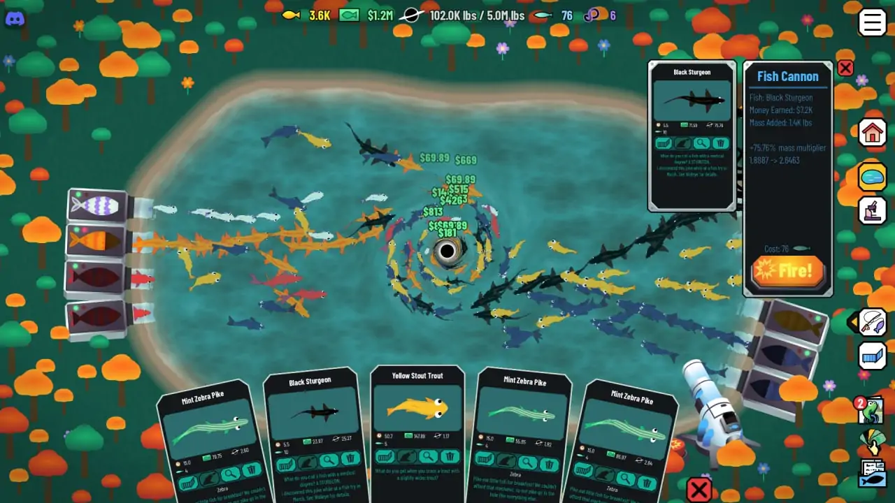 Скриншот Black Hole Fishing