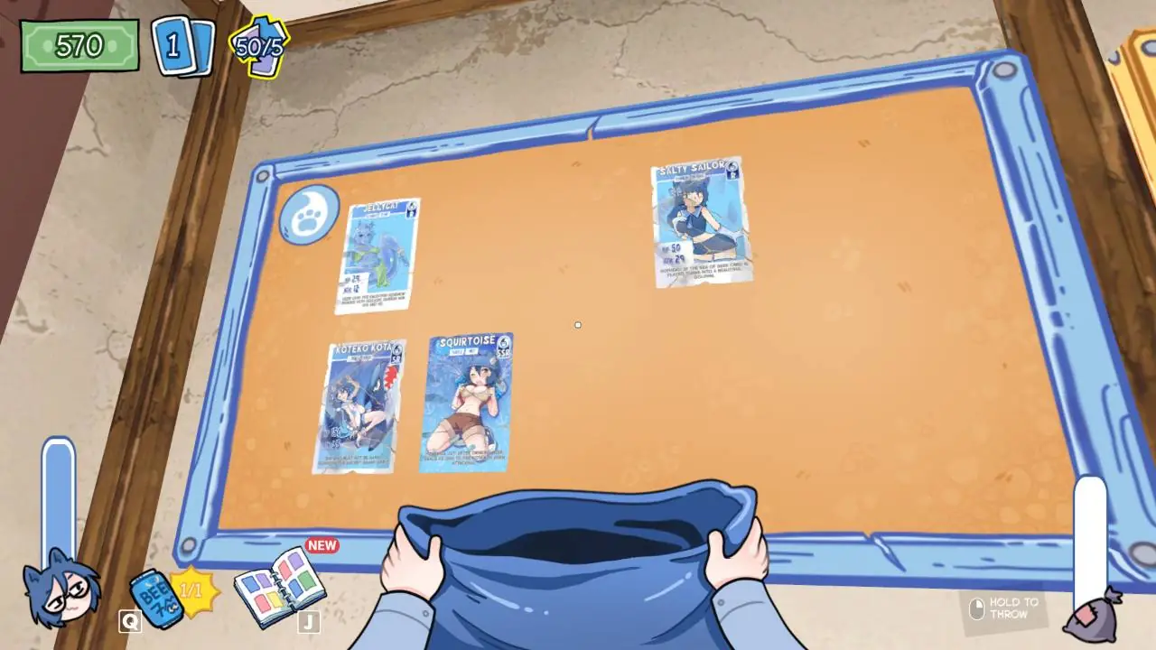 Скриншот KOTAMON: My Sis Found A Super-Rare Card In Her Cereal Box, So I Became A Garbage Man To Find The Entire Collection And Earn $1,000,000