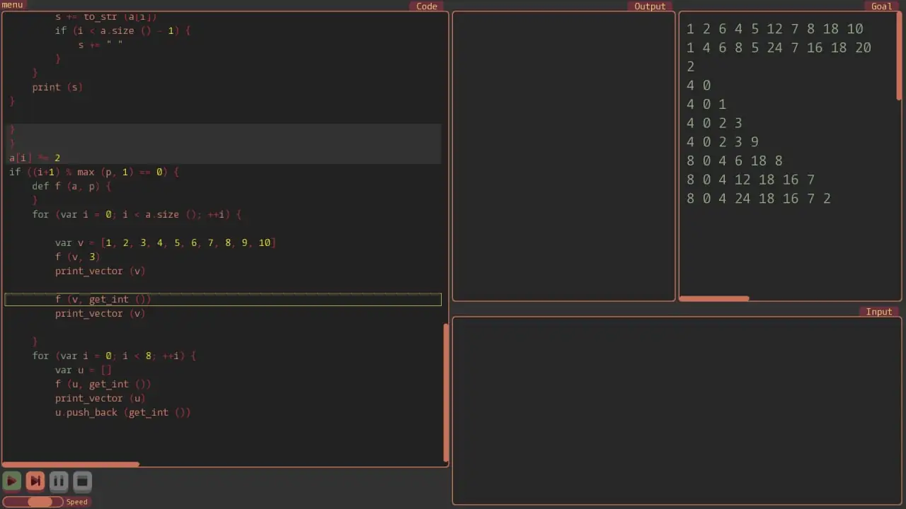 Скриншот Move Code Lines