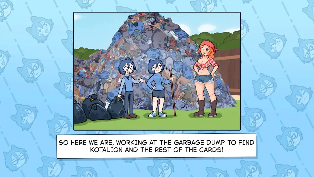 Скриншот KOTAMON: My Sis Found A Super-Rare Card In Her Cereal Box, So I Became A Garbage Man To Find The Entire Collection And Earn $1,000,000
