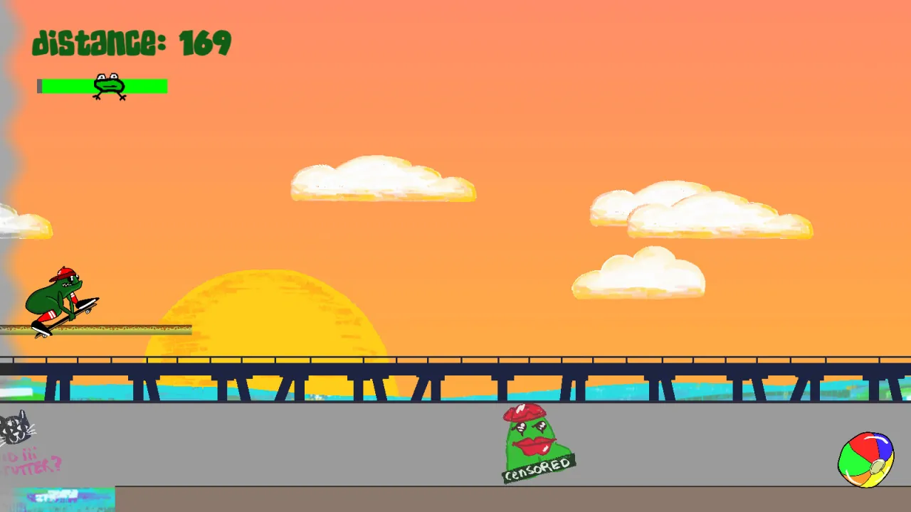 Скриншот Skater Frog