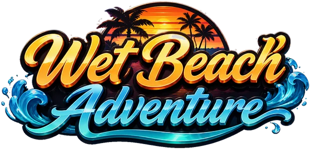 Wet beach adventure