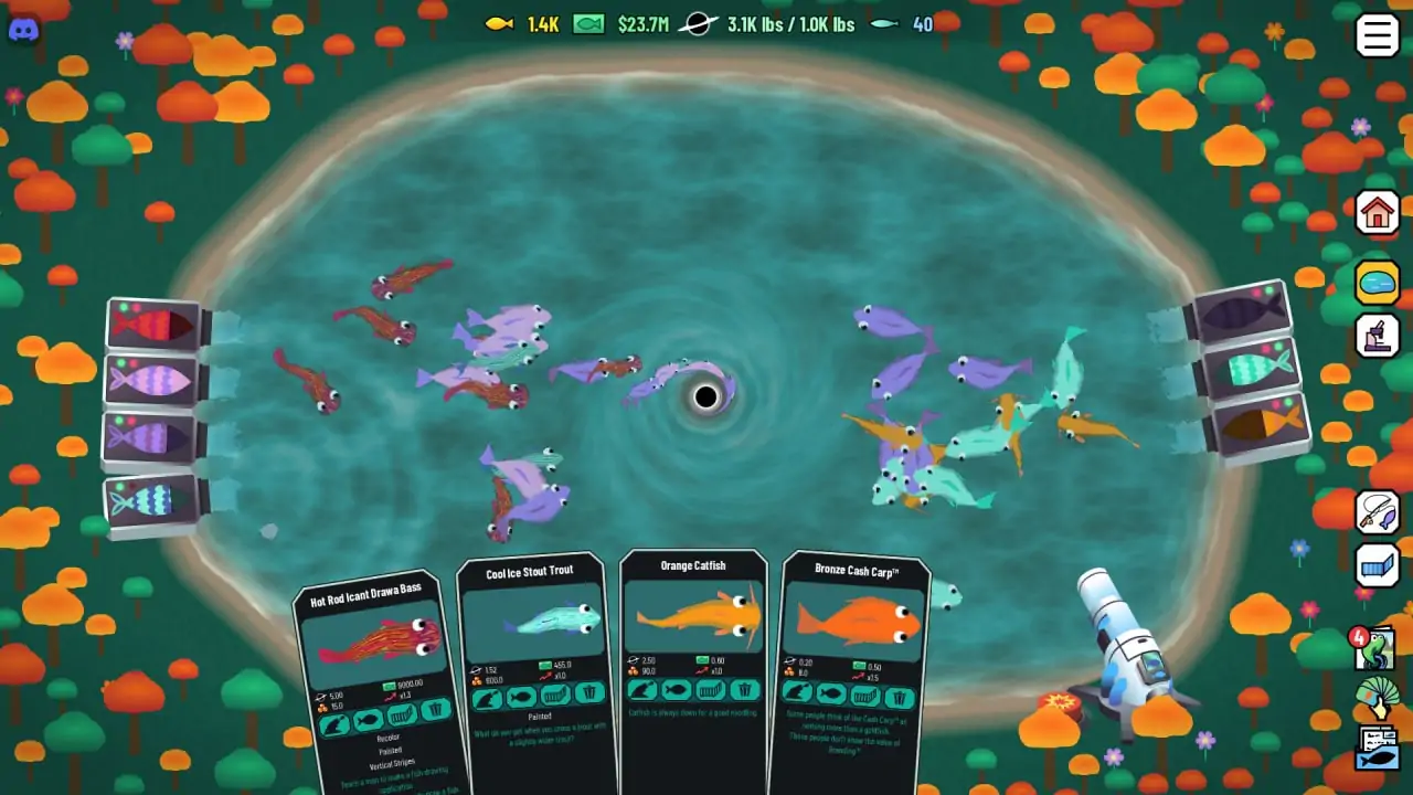 Скриншот Black Hole Fishing