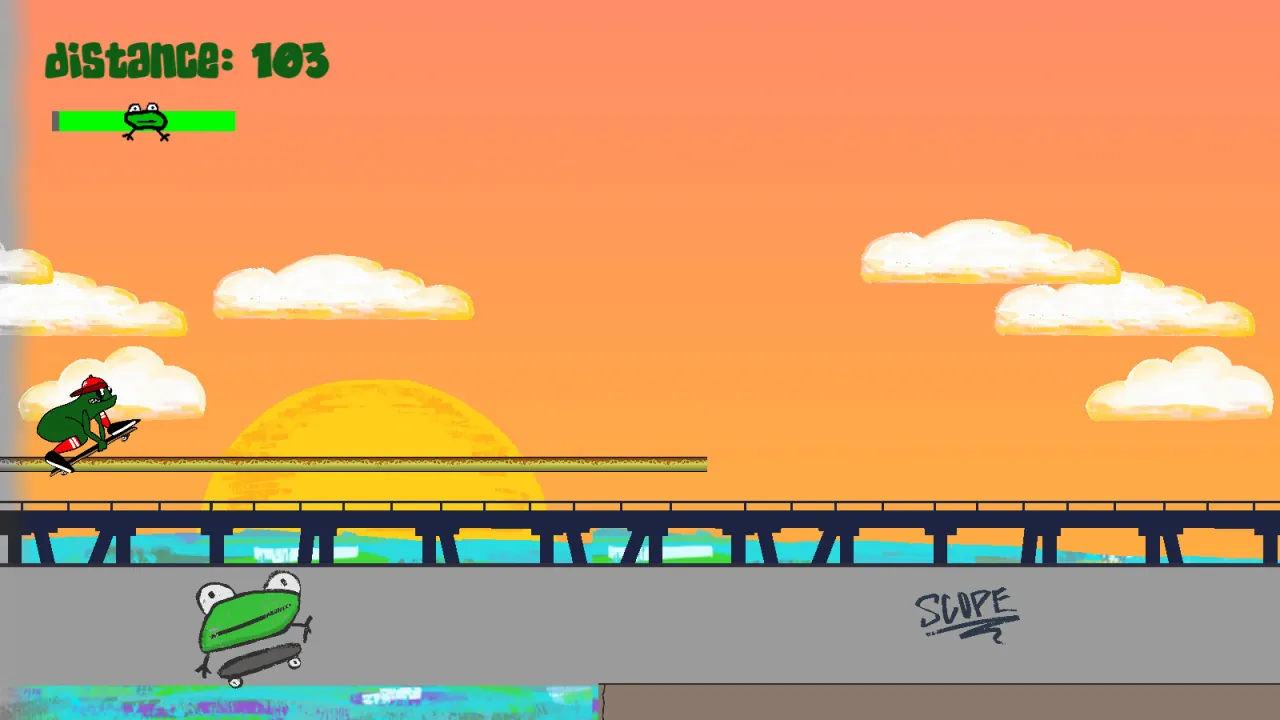 Скриншот Skater Frog