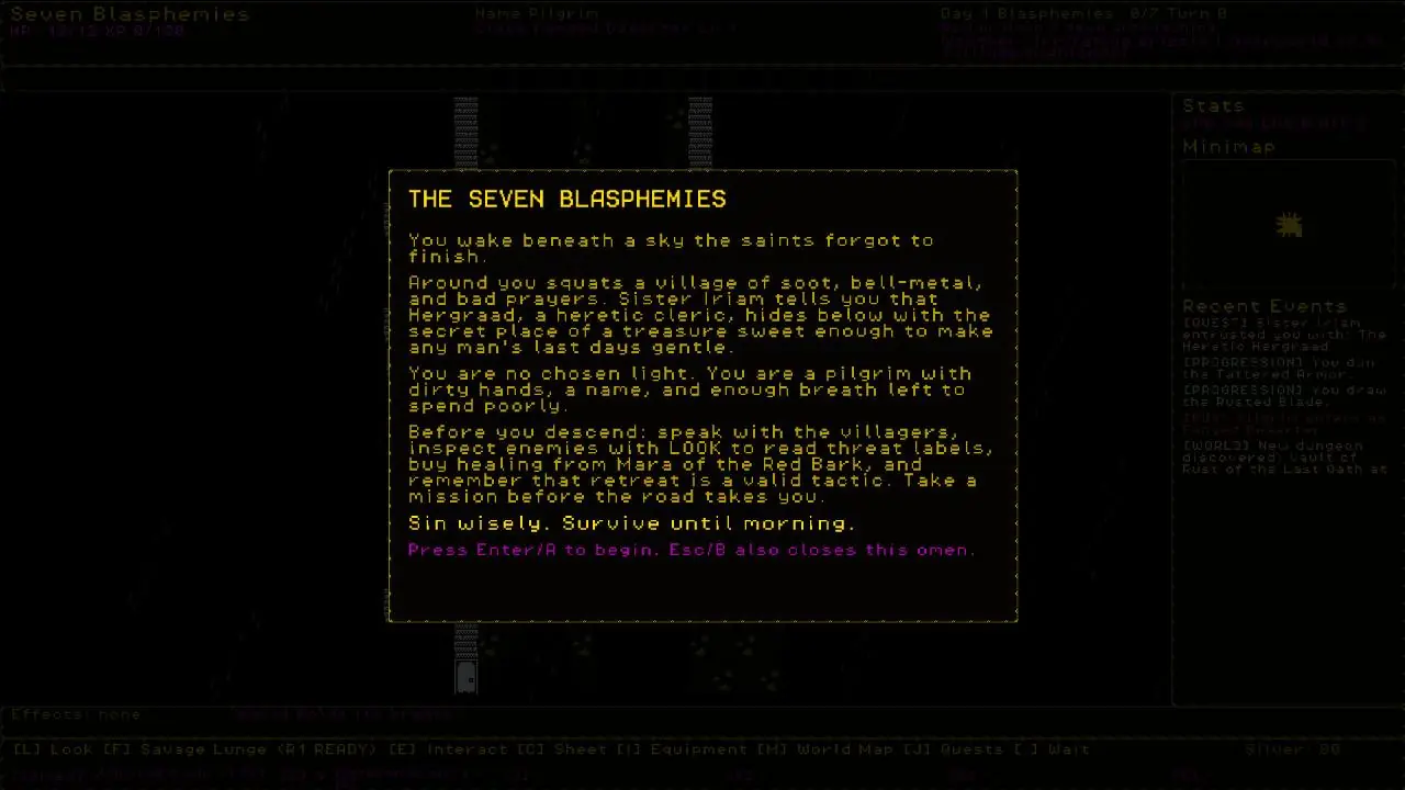 Скриншот Seven Blasphemies