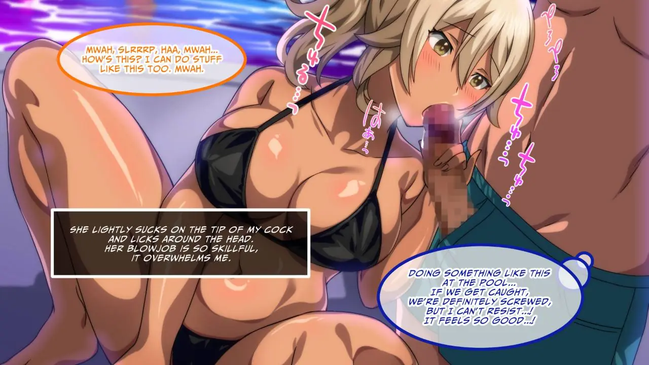 Скриншот Horny Ladies at the Members-Only Pool After Dark