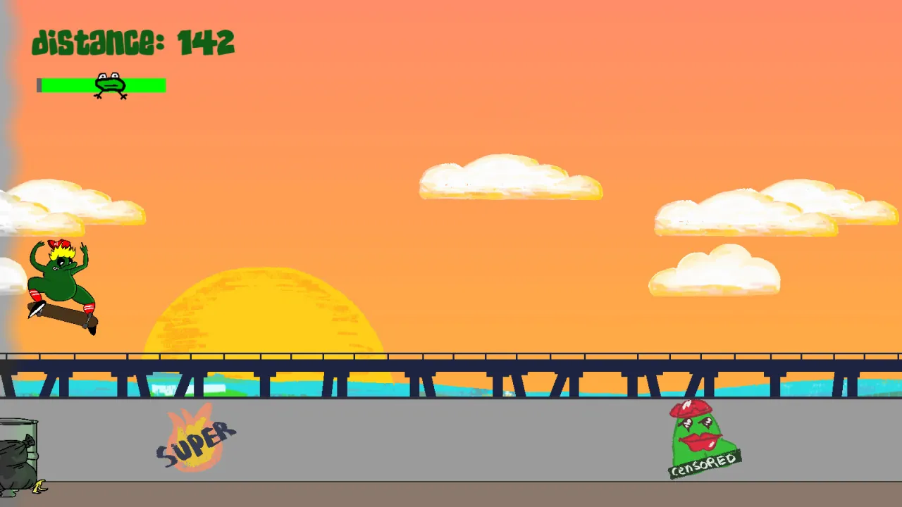Скриншот Skater Frog