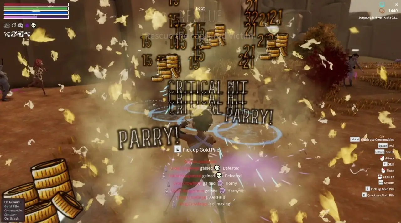 Скриншот Dungeon: Raid Her