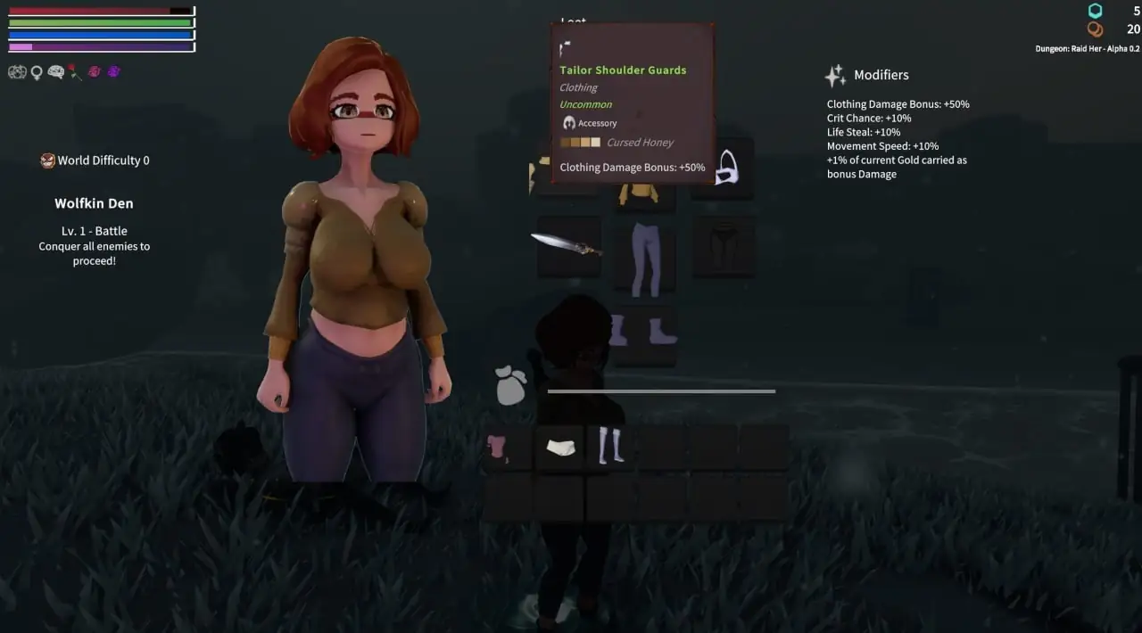 Скриншот Dungeon: Raid Her