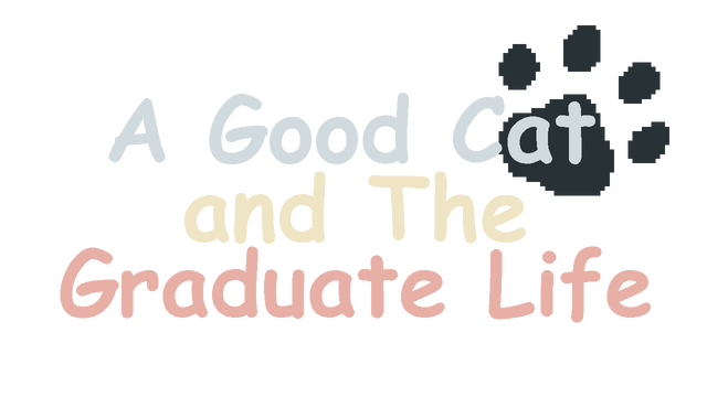 A Good Cat and The Graduate Life / Кот и жизнь аспиранта