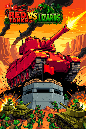 Red Tanks vs Lizard / Красные Танки против Ящериц