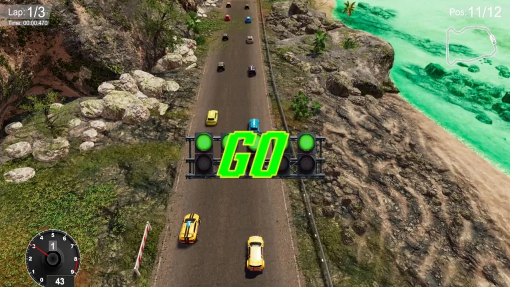 Скриншот Neon Curves Racing