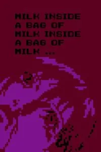 Milk inside a bag of milk inside a bag of milk