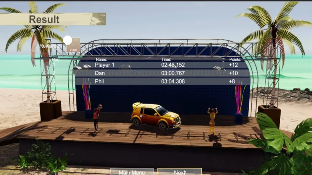 Скриншот Neon Curves Racing